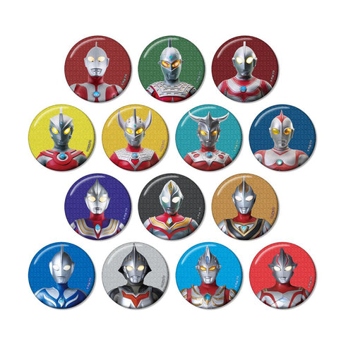 『ウルトラマンシリーズ』トレーディンググリッター缶バッジ ver.A(単位/BOX)